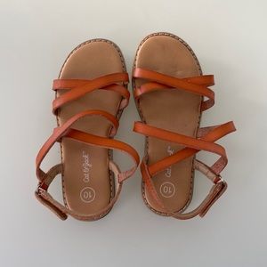 Toddler Girl Cat and Jack sandals size 10
